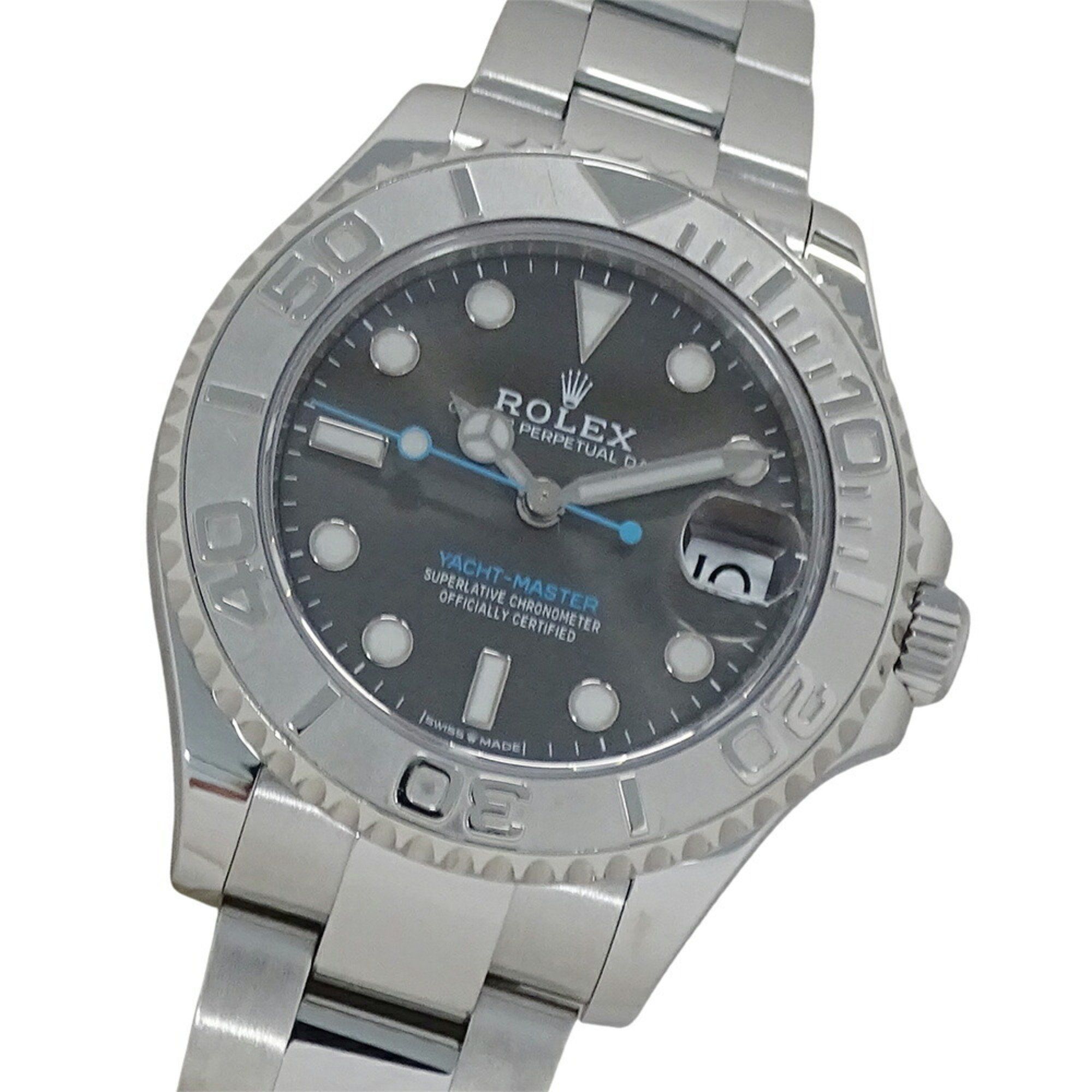 Rolex Yacht-Master 268622, Random Number, Boys' Automatic Watch, Stainless Steel, Platinum, Silver G