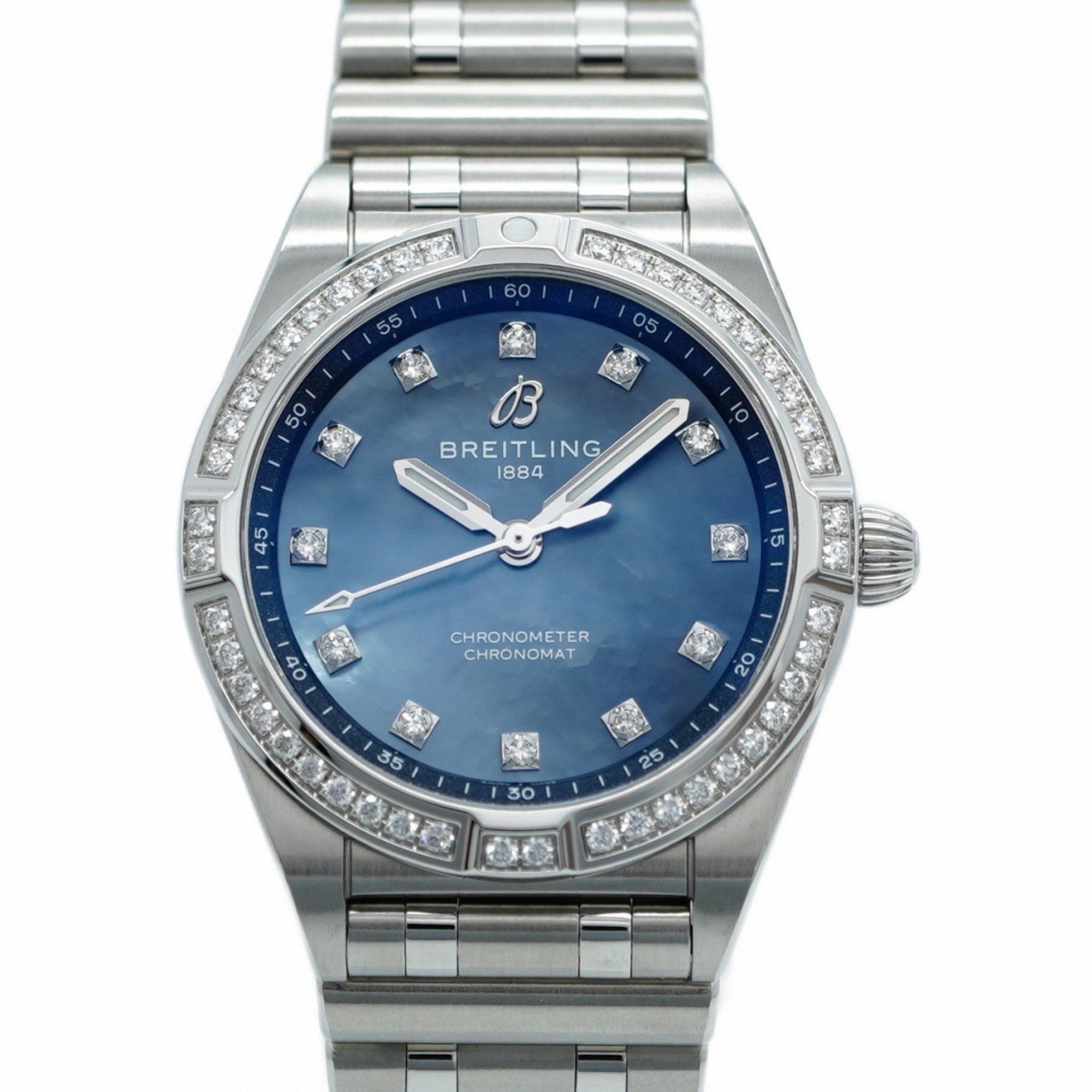 Breitling Chronomat 28 A72310531G1A1 Blue Dial Women's Watch