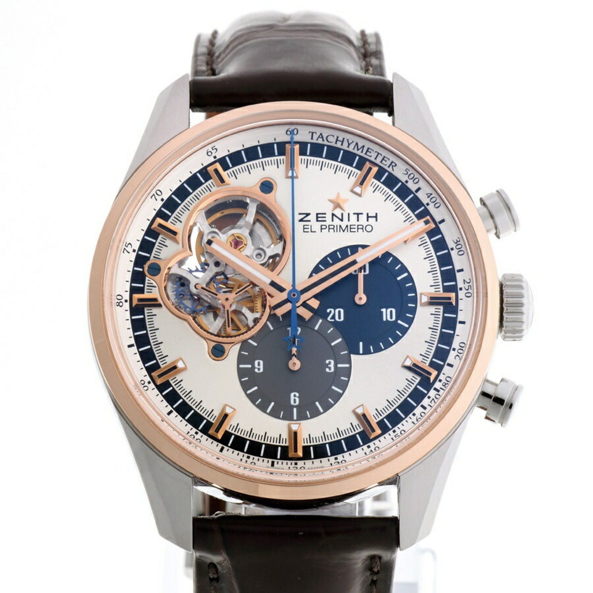 Zenith El Primero Chronomaster 51.2080.4061 Silver Black Automatic Watch A-158696