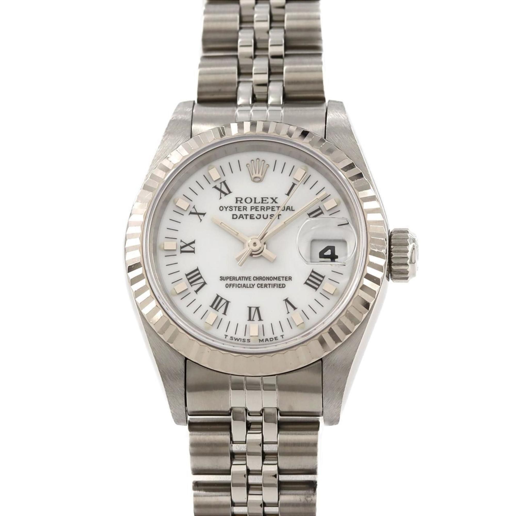 Rolex Datejust 69174 SSxWG Automatic Watch W Serial