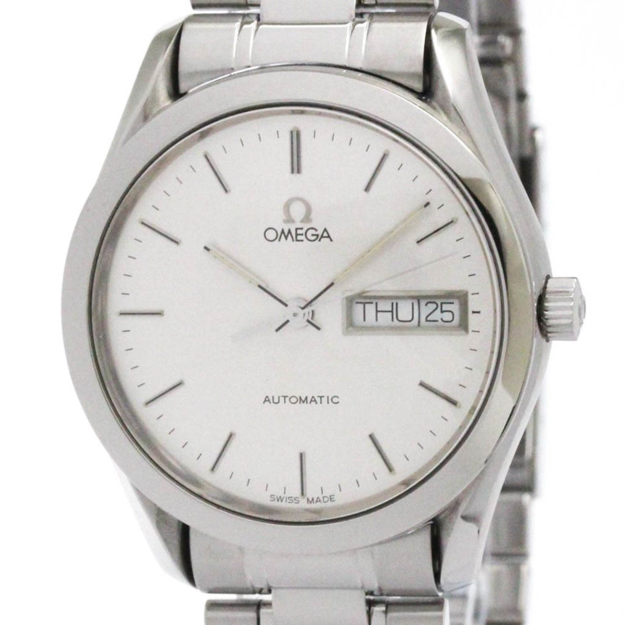 OMEGA Classic Day Date Steel Automatic Mens Watch 5122.31 Polished