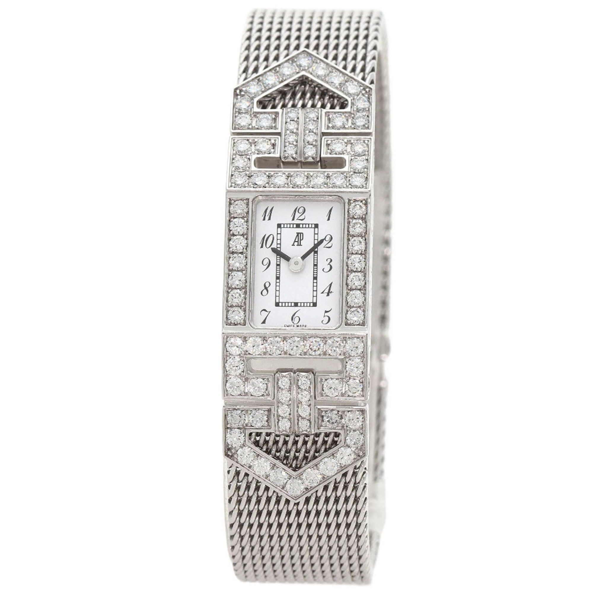 Audemars Piguet 67025BC Z 1068BC Charleston Diamond Watch K18 White Gold K18WG Ladies AUDEMARS PIGUE