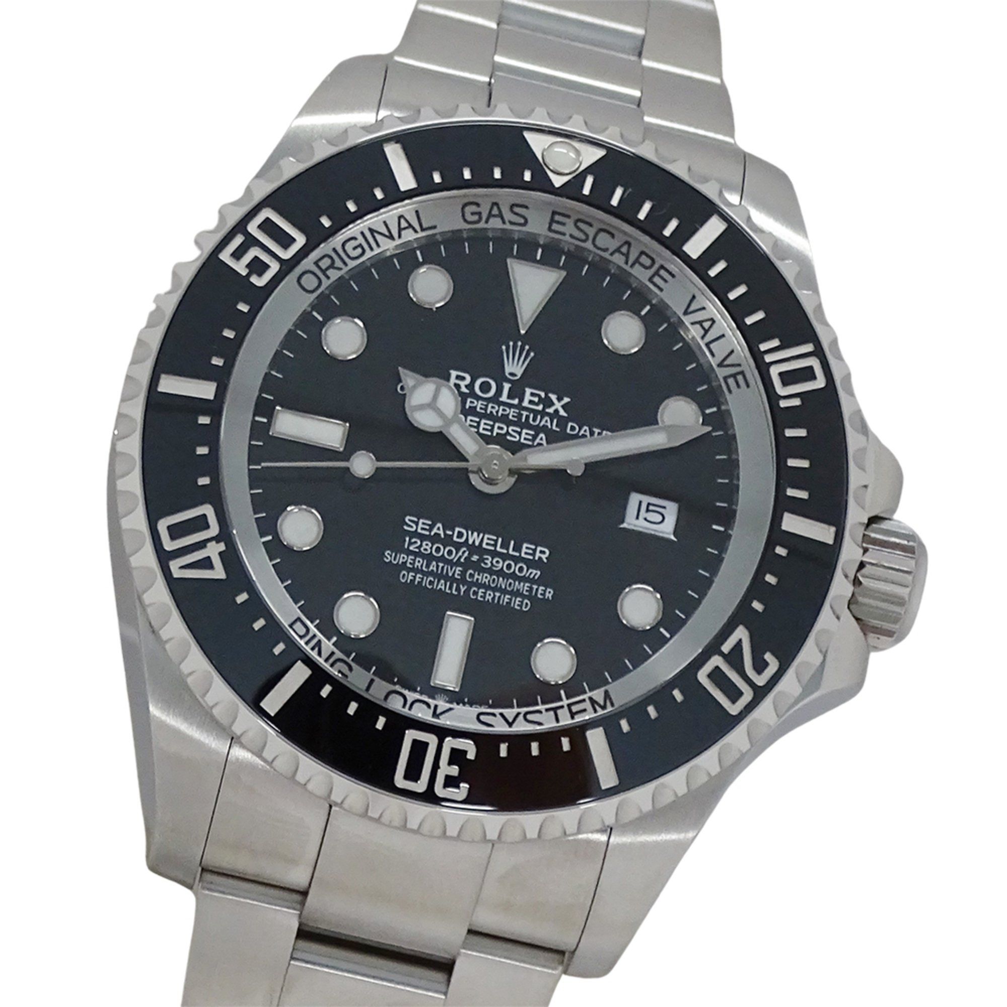 Rolex Sea-Dweller Deepsea 126660, random number, men's watch, date display, automatic movement, stai