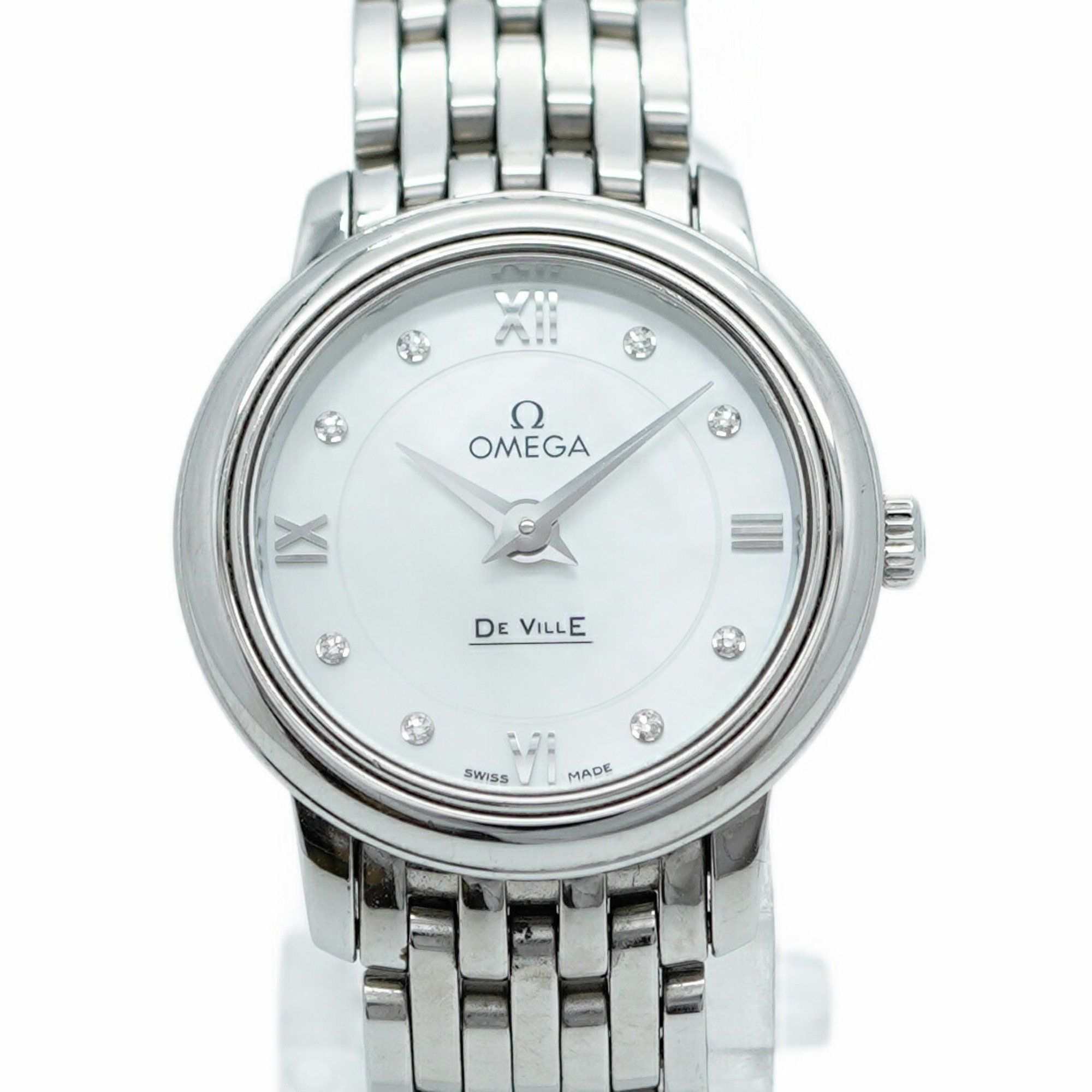 Omega De Ville 424.10.24.60.55.001 White Dial Women's Watch