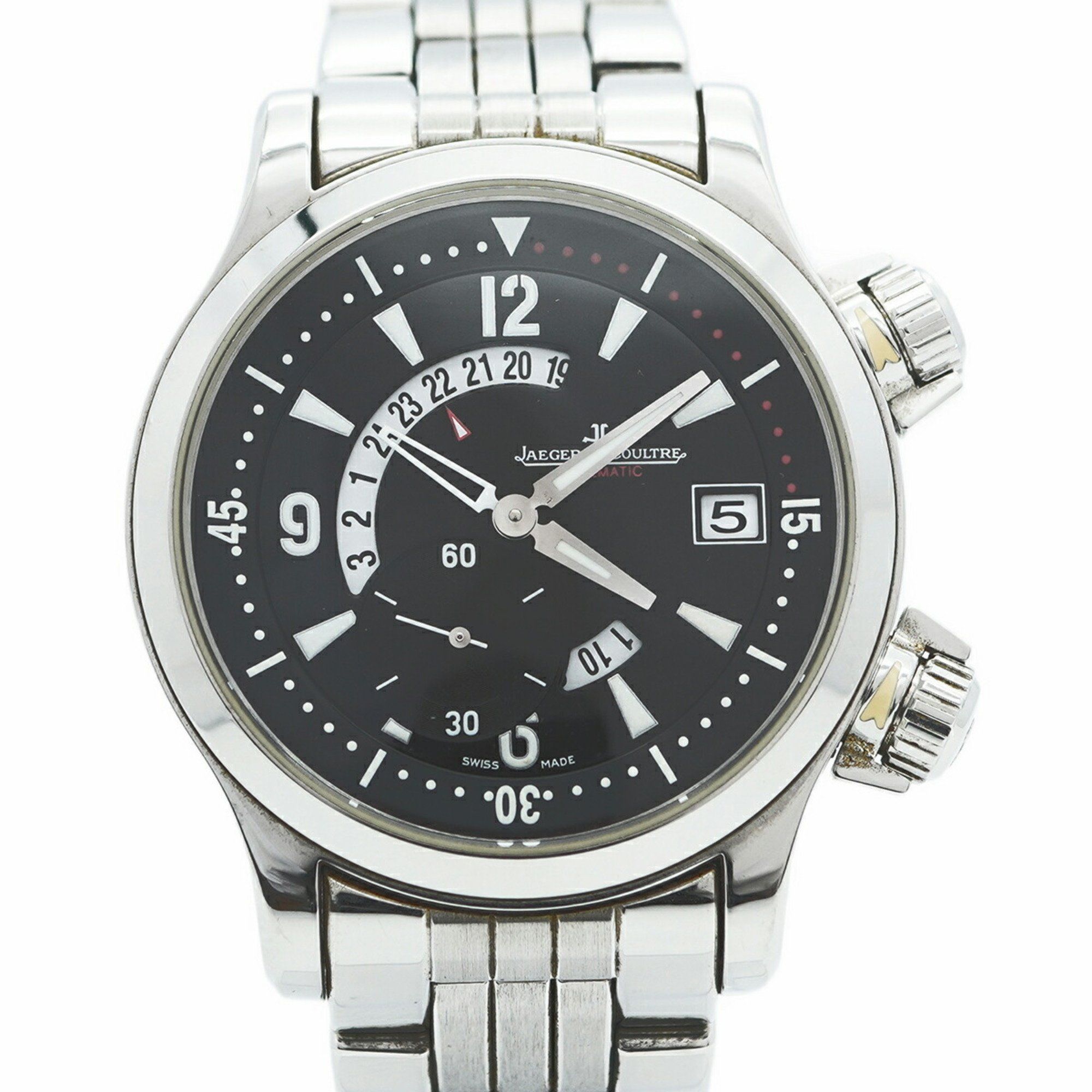 Jaeger-LeCoultre Master Compressor 146.8.02 Black Dial Men's Watch