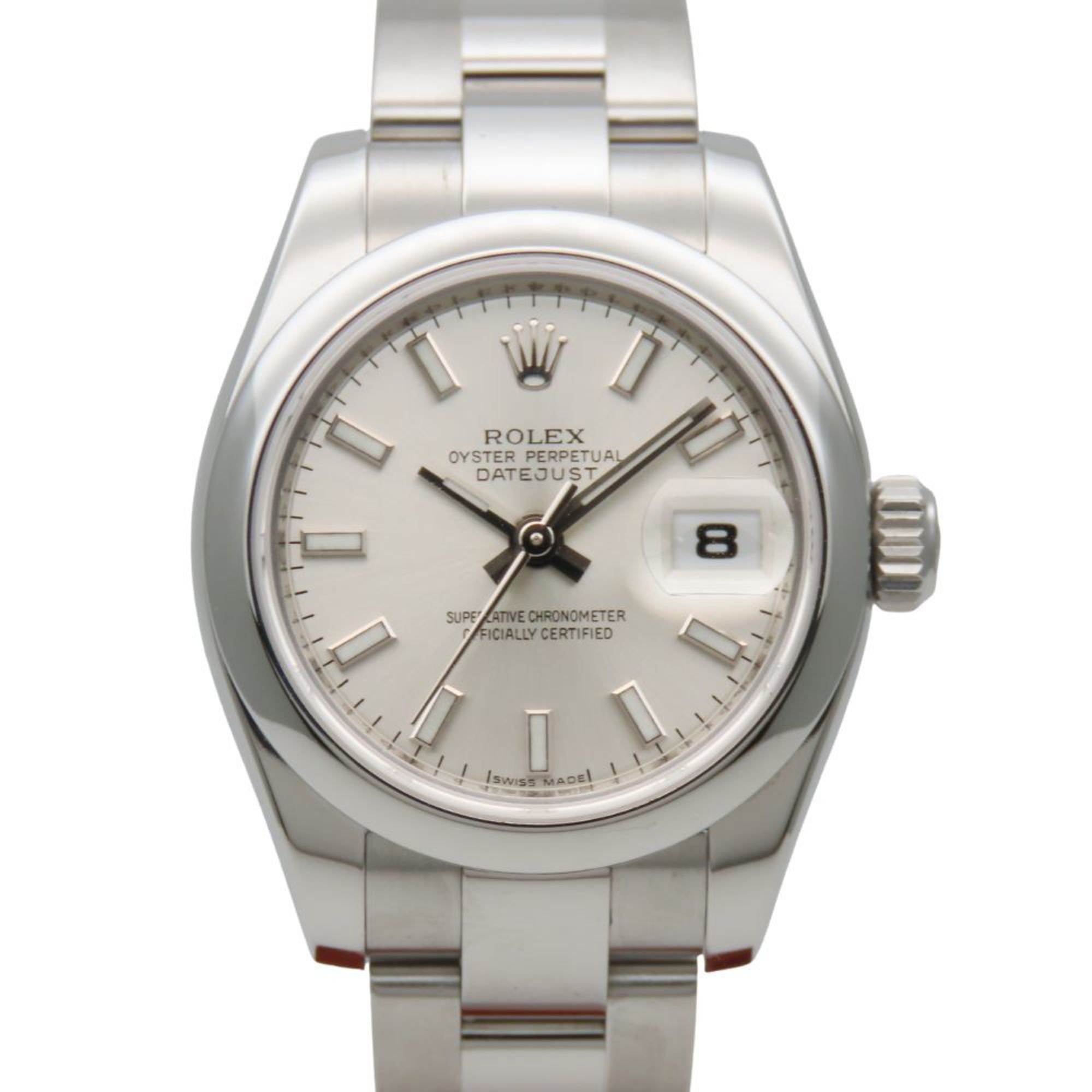 Rolex Datejust 179160 Stainless Steel Watch, Silver Dial, Z-Number, Roulette, Women's