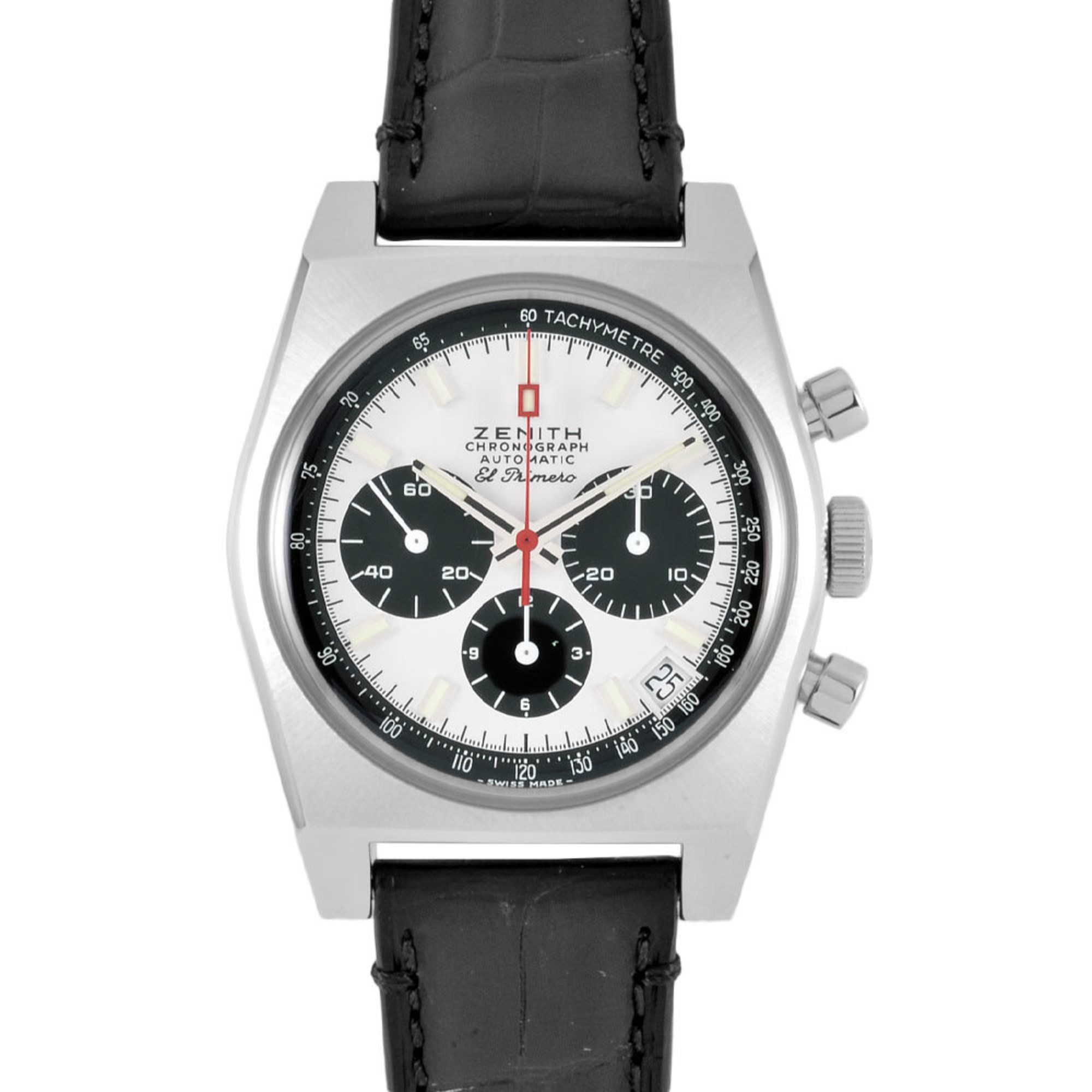 Zenith 03.A384.400 Chronomaster Automatic Watch White Dial Revival El Primero 50th Anniversary Men's