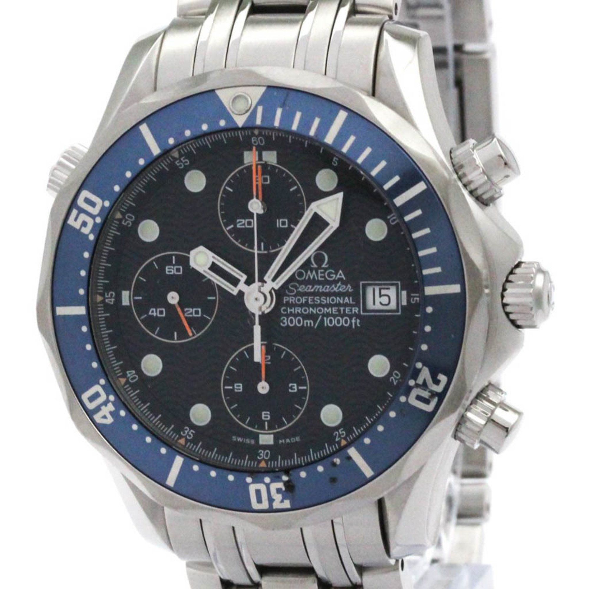 OMEGA Seamaster Professional 300M Chronograph Watch 2599.80 Polished