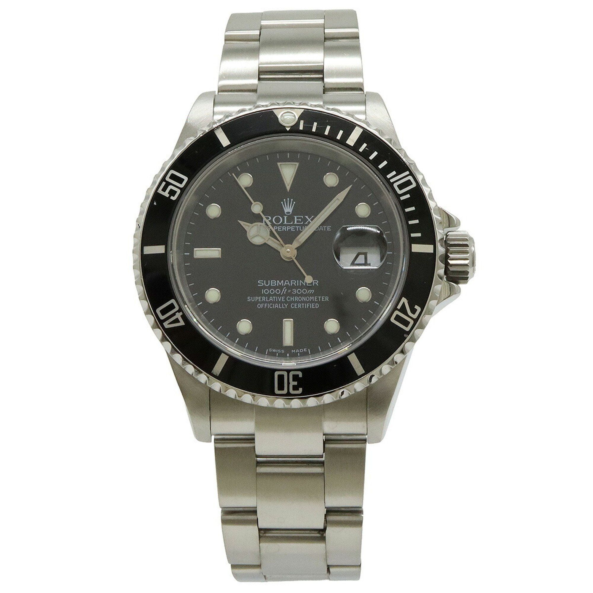 ROLEX Rolex Submariner Date Black Dial Stainless Steel Automatic Men's Watch 16610