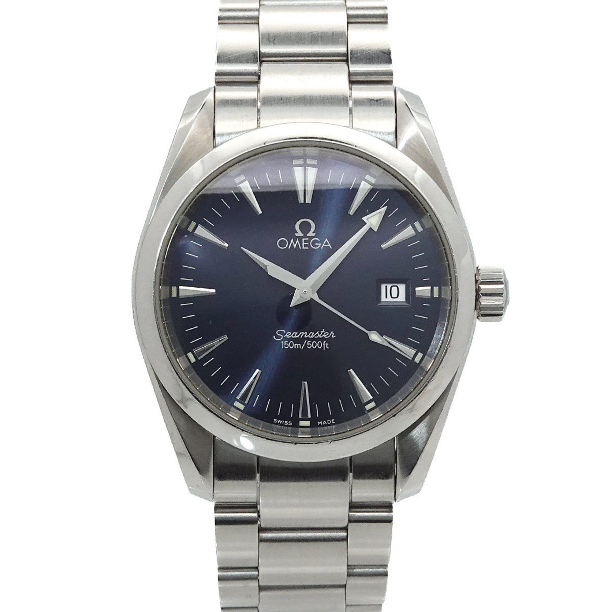 OMEGA Seamaster Aqua Terra 2518 80 Men's Watch with Date, Blue Quartz Movement