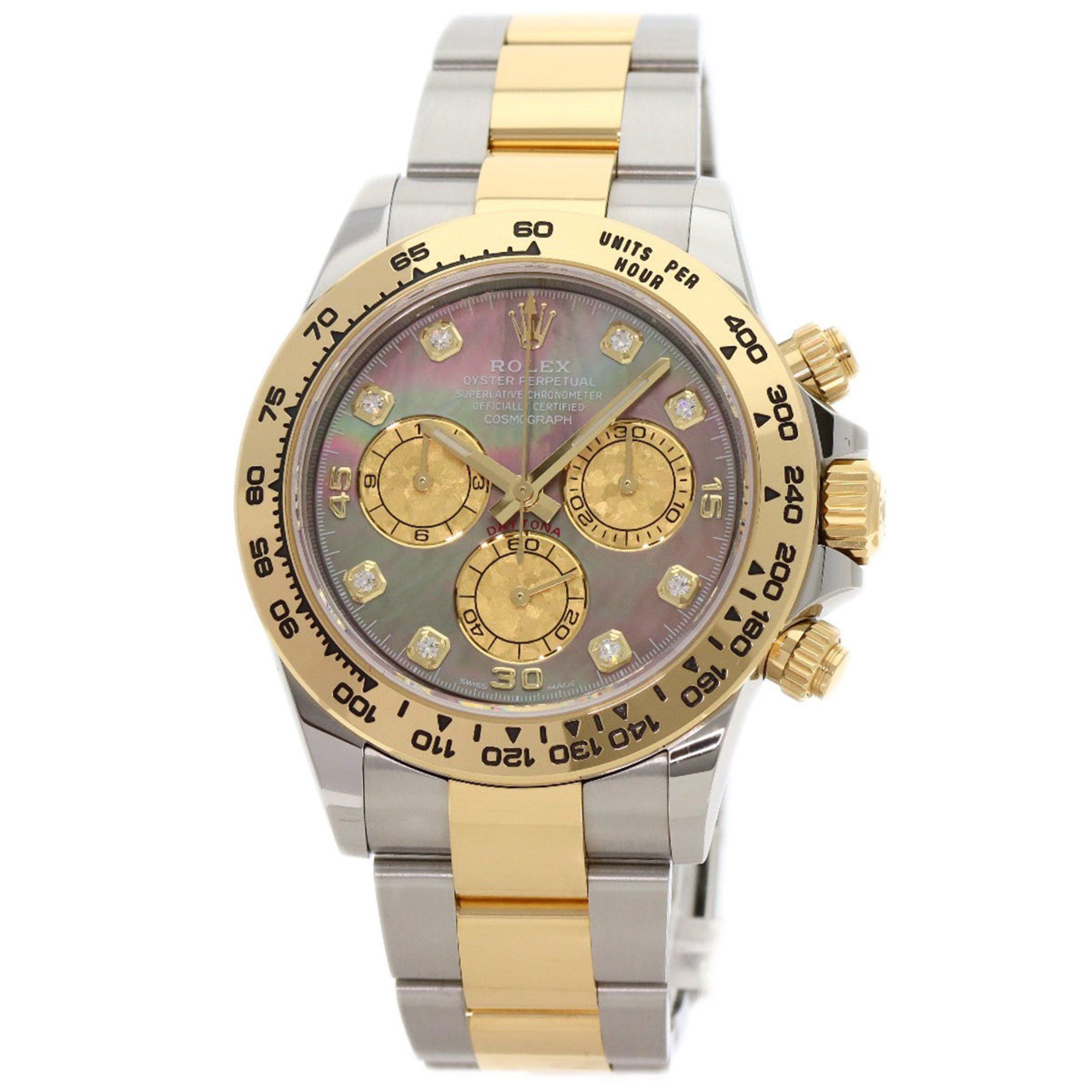 Rolex Cosmograph Daytona 116503NG 8P Diamond Watch Stainless Steel/SSx18KYG Men's ROLEX
