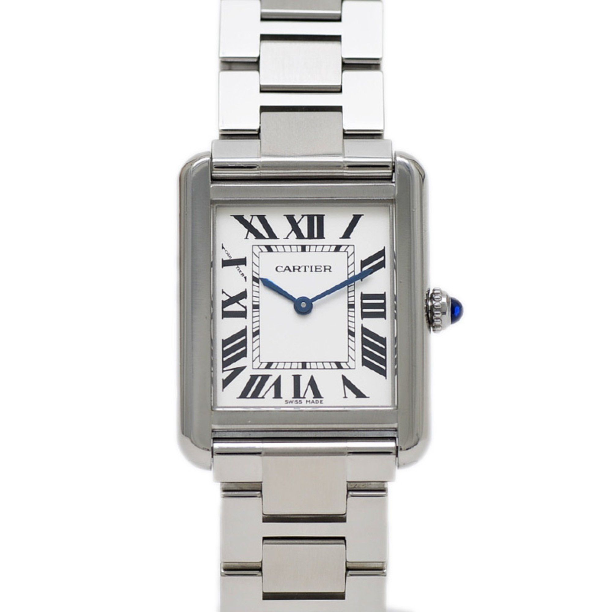Cartier Tank Solo SM Women's Silver Dial Quartz Watch W5200013