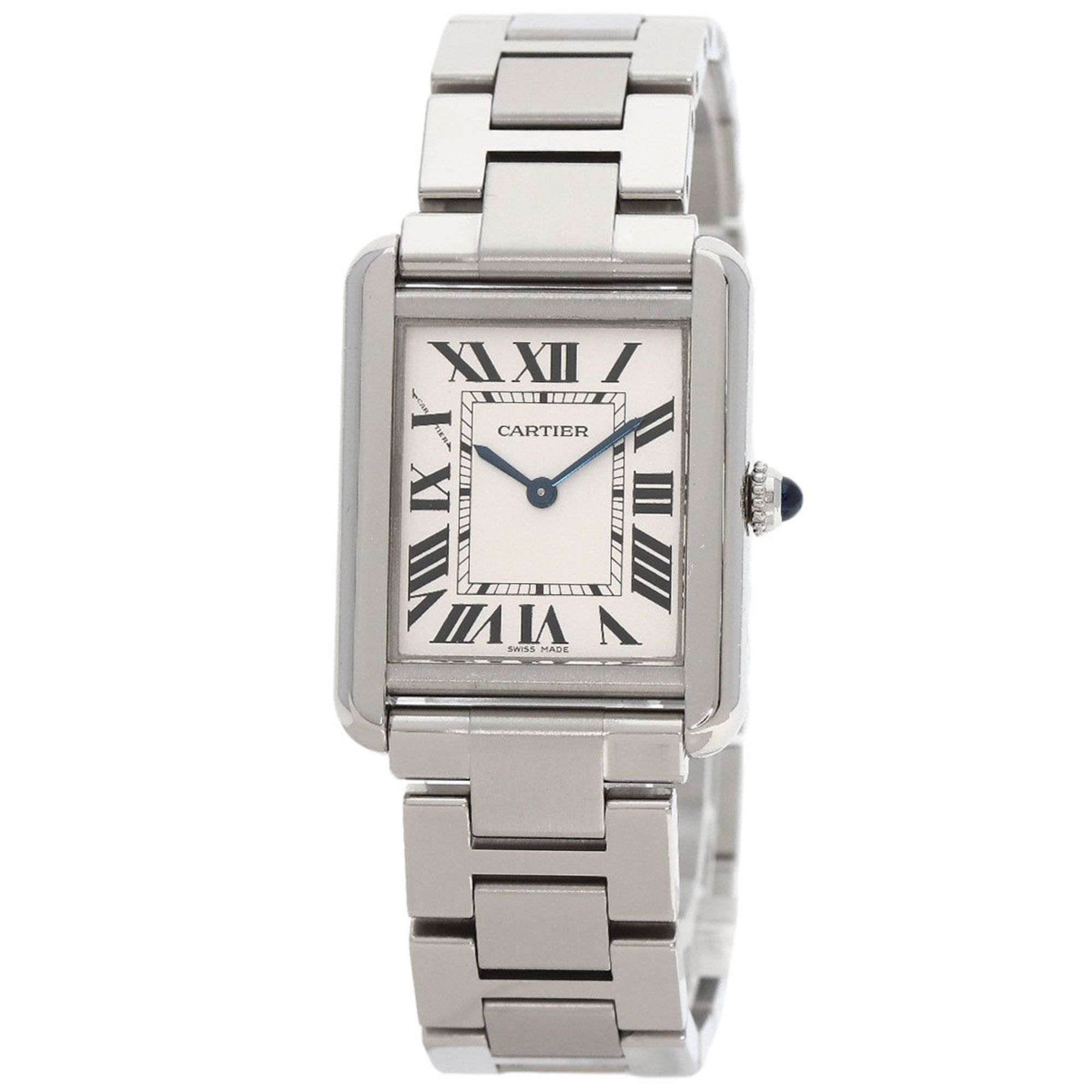 Cartier Tank Solo SM W5200013 Stainless Steel Watch for Women