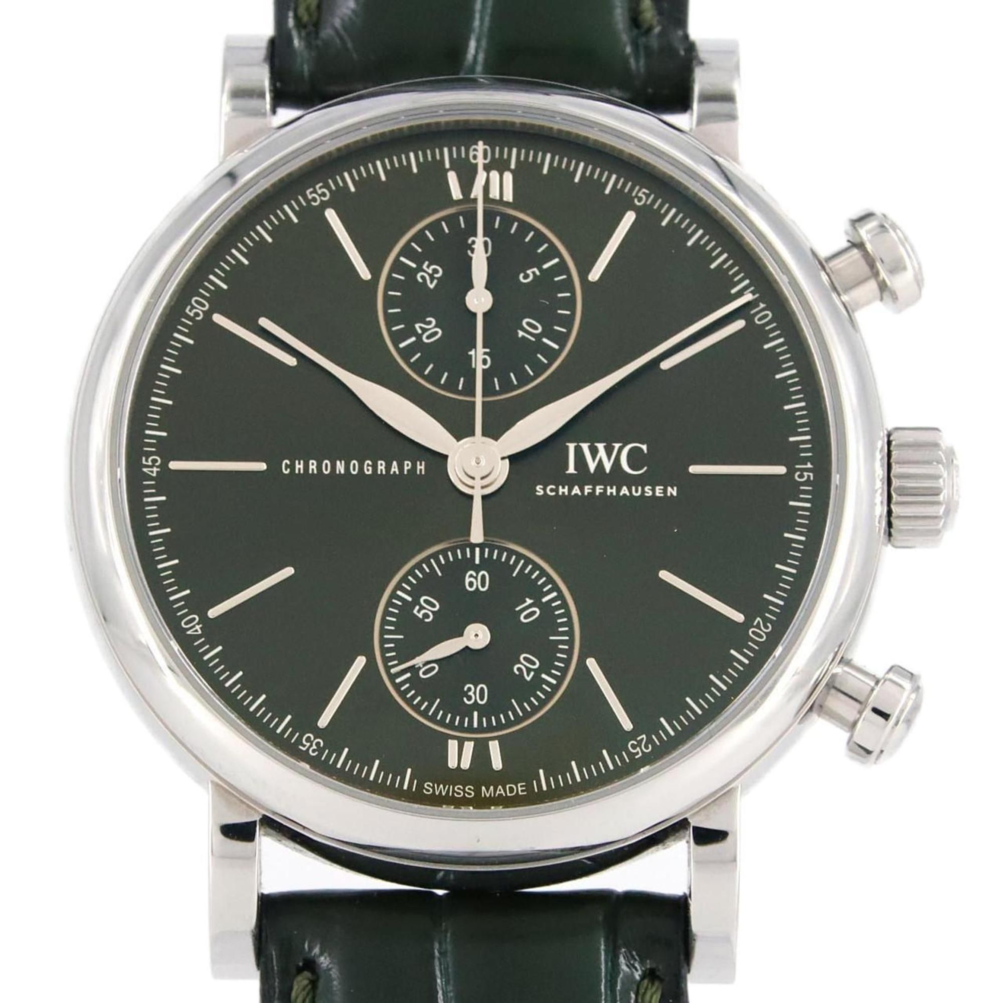 IWC Portofino Chronograph IW391405 SS Wristwatch Automatic