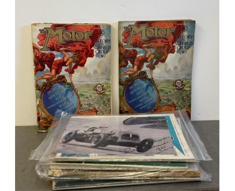 Automotive interest magazines, including The Autocar, October 21st 1938, Earl's Court Show Review together with two further A