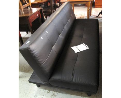 Modern Jo Clic Clac leather sofa bed.(B.P. 24% incl. VAT)