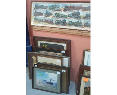 After Laurence Davis, 'Express Engines of the World', drawn especially for the Boys' Own paper,  coloured print, together wit