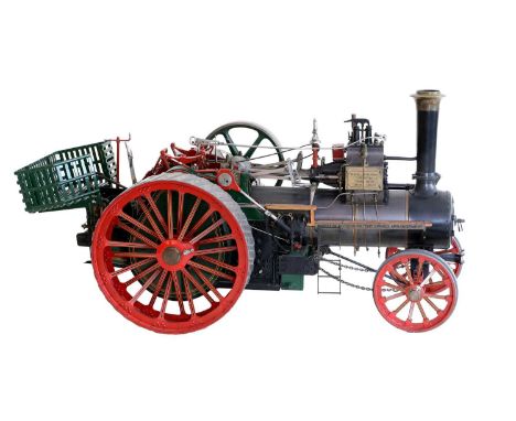 Foden Compound Colonial Traction Engine 2" Scale Model finely constructed with highly detailed scale controls, with makers pl