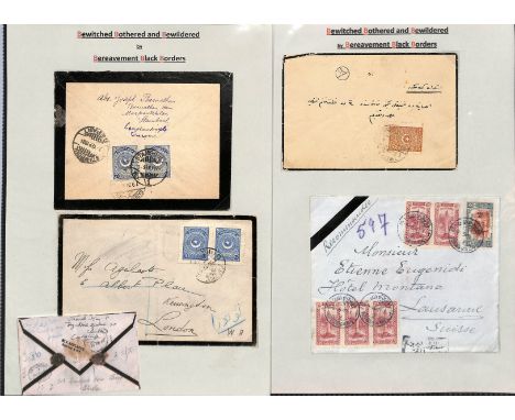 Turkey. 1864-1926 Covers including 1864 cover from the French P.O at Constantinople franked France 10c + 20c (2), 1879 German