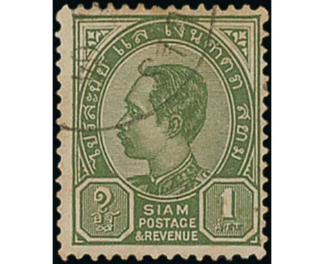 1899-1909 Stamps with single ring Perlis cancels, comprising 1899-1904 1a, 4a carmine (2, one with small corner faults, the o