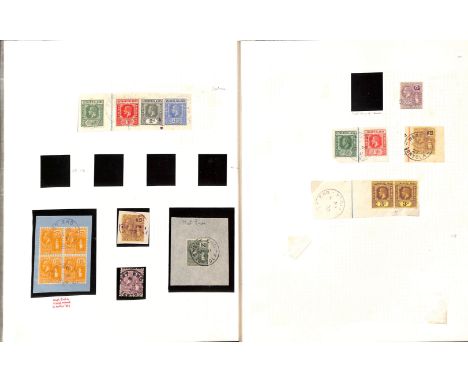 Cancellations. QV-KGV Covers (3), stamps and pieces (109) with cancels of Anegada (5), East End (5, four on KEVII stamps), We