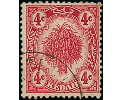 1919-23 Stamps with Perlis single ring datestamps comprising 1919 1c (4), 2c (2), 4c (14, two on piece), 1919 50c on $2, 1921