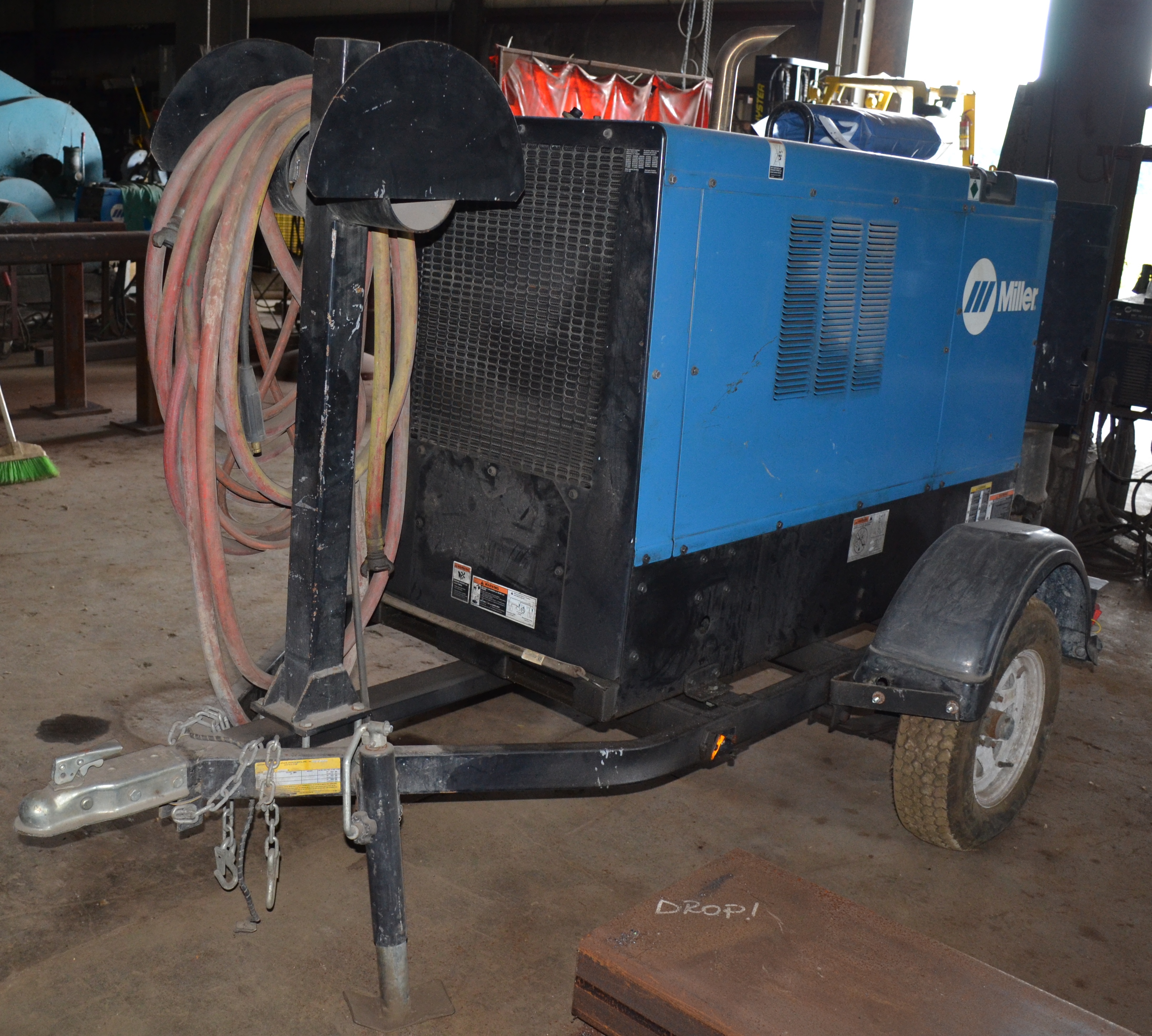 Miller Model Big Blue Air Pak Welder/Air Compressor/Generator, 336.9