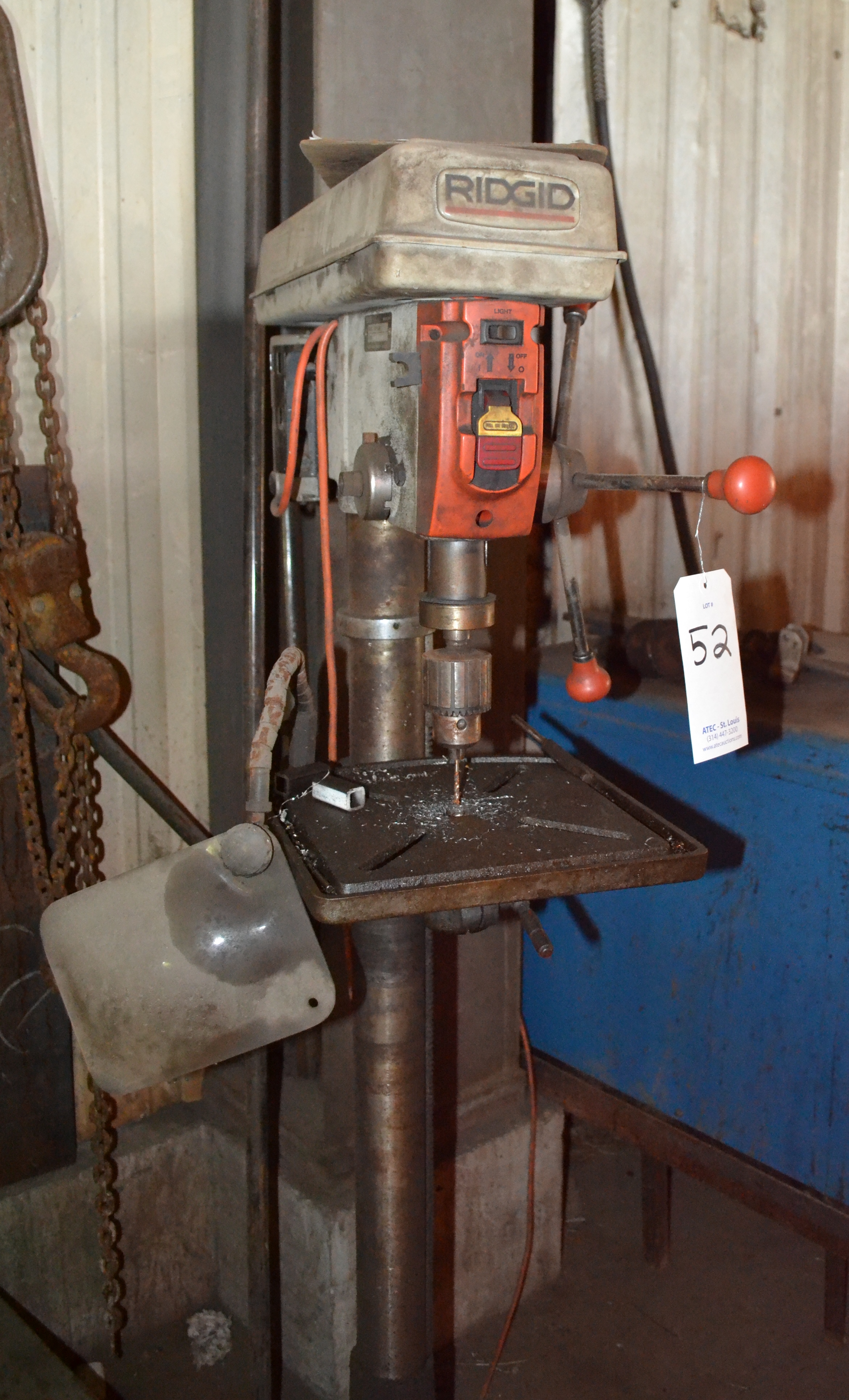 Ridgid DP15000 Pedestal Drill Press, S/N 00181E0043