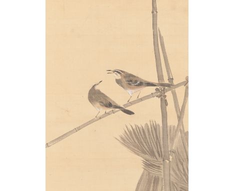 MORI KANSAI (1814-1894): A FINE 'HARVEST TIME' SCROLL PAINTINGBy Mori Kansai (1814-1894), signed Kaei gan tsuchinoe-saru chus