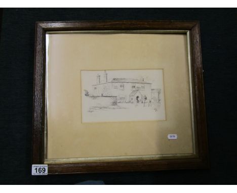 Pencil drawing - Old Inn