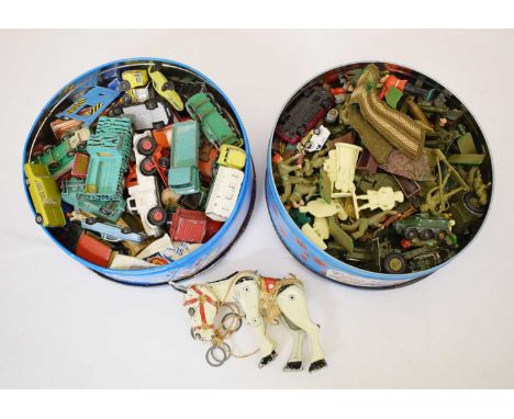 Assorted group of diecast model vehicles to include; Corgi, Matchbox Series, Corgi Major, etc., together with a group of Cres