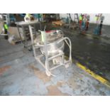 Stainless steel steam jacket kettle, MWP 60 lbs, temp. 308, in 060/ out 062, serial 3098 GRSA240.S