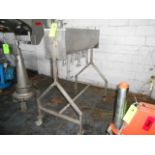 Stainless steel feed vessel, 8 connections Loading Fee of __$ 55____ to be added to winning bidder's