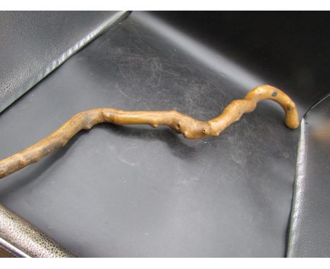 Antique twisted willow walking stick in the style of Harry Lauder early 1900's&nbsp;