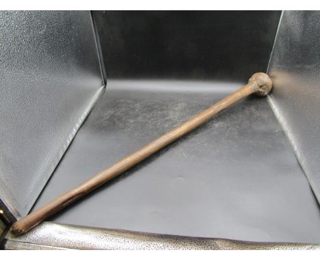 African wooden Knobkerrie 79cmL