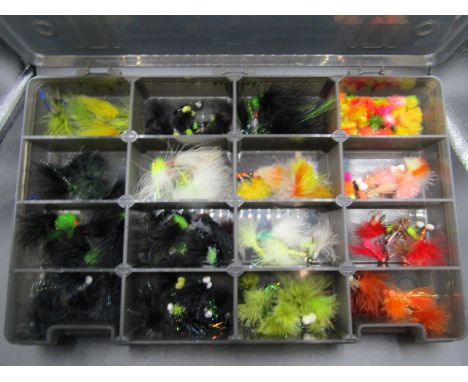 100+ trout lures in large Fox box- new&nbsp;