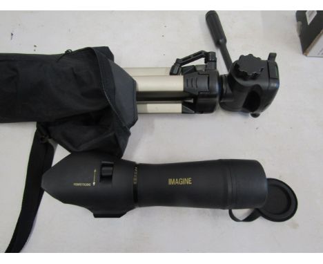 Imagine spotting scope with tripod