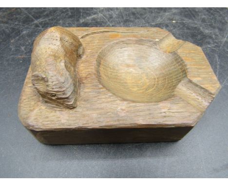 Mouseman ashtray 10x8cm
