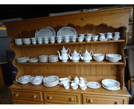 &nbsp;Royal Albert Brigadoon dinner service (Coffee pot lid has been repaired)&nbsp;