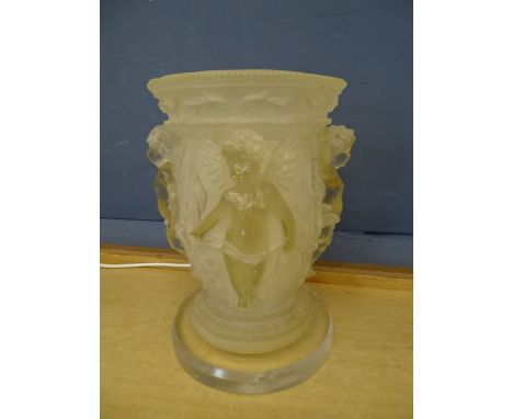 Lalique style table lamp made from resin H30cm approx&nbsp;
