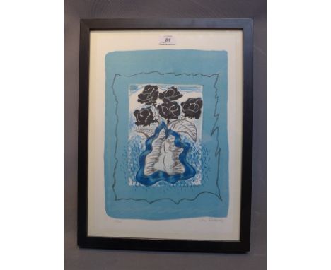 Numbered Lithograph by Ceri Richards CBE 1903 - 1971 "Information Report XY1 signed by wife of Ceri 1971 Edition 100 - Ref  R