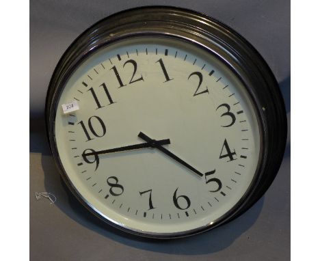 A modern wall clock, approx diameter:50cm