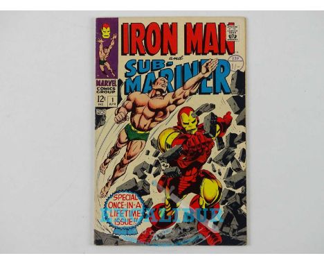 IRON MAN &amp; SUB-MARINER #1 (1968 - MARVEL) - This one-shot featured an Iron Man story continued from Tales of Suspense #99