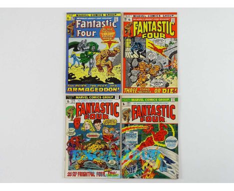 FANTASTIC FOUR #116, 119, 129, 131 (4 in Lot) - (1971/73 - MARVEL - UK Price Variant) - Includes First appearance of Thundra 