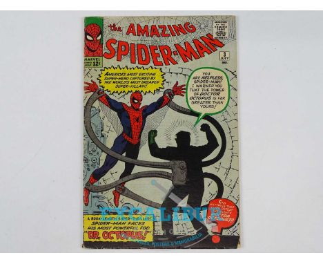 AMAZING SPIDER-MAN #3 (1963 - MARVEL) - Origin and First appearance of Doctor Octopus + First full-length Spider-Man story + 