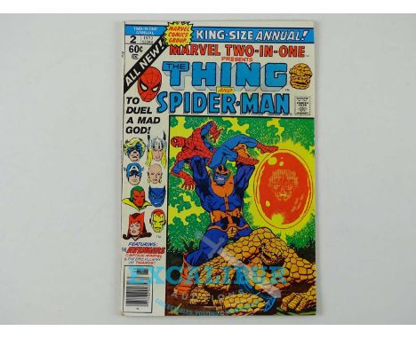 MARVEL TWO-IN-ONE ANNUAL #2 - (1977 - MARVEL) - Includes conclusion of the "Thanos Saga" + Captain Marvel, the Avengers, and 