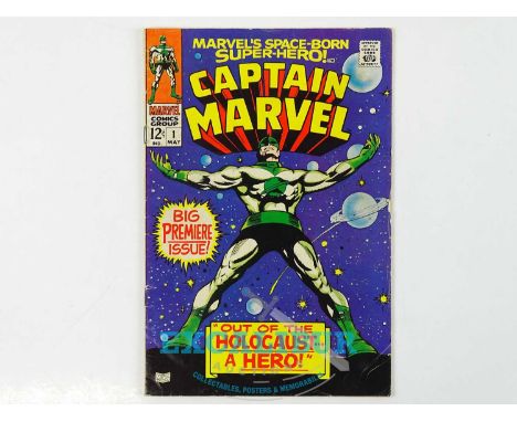 CAPTAIN MARVEL #1 - (1968 - MARVEL) - First appearance of Captain Marvel in own title in a story continued from Marvel Super-