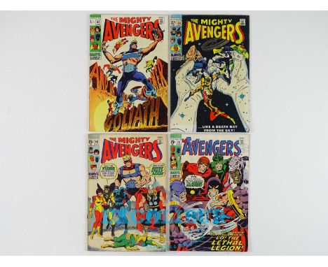 AVENGERS #63, 64, 68, 79 (4 in Lot) - (1969/70 - MARVEL - US Price, UK Cover Price &amp; UK Price Variant) Includes Hawkeye b