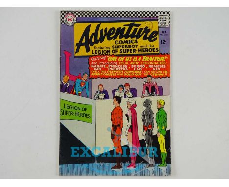 ADVENTURE COMICS #346 (1966 - DC - UK Cover Price) First appearances of Karate Kid, Princess Projectra, Ferro Lad, Nemesis Ki