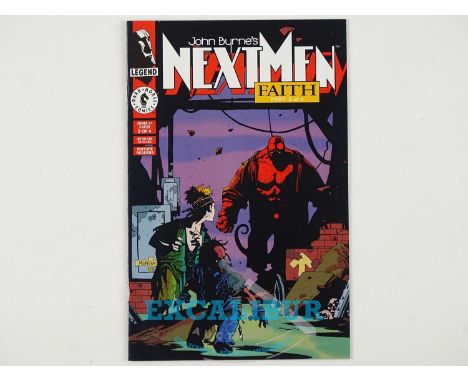 NEXT MEN # 21 - (1993 - DARK HORSE) - First Print - Second appearance of Hellboy (his first in full color) - Mike Mignola cov